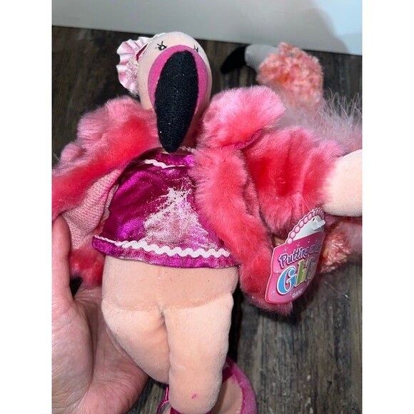Aurora foo foo flamingo Plush, Ganz fancy flamingo, m&m flamingo bank  jar - Picture 7 of 10